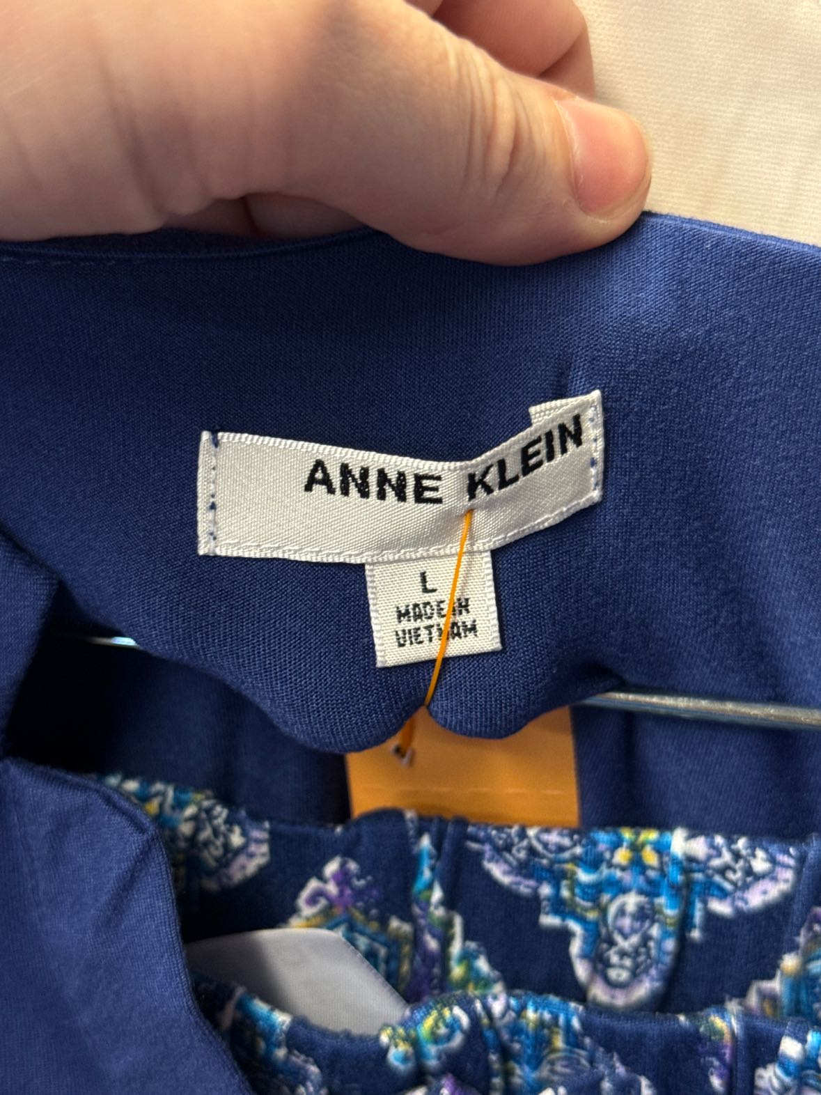 Anne Klein Women's Size L Blue Pajamas