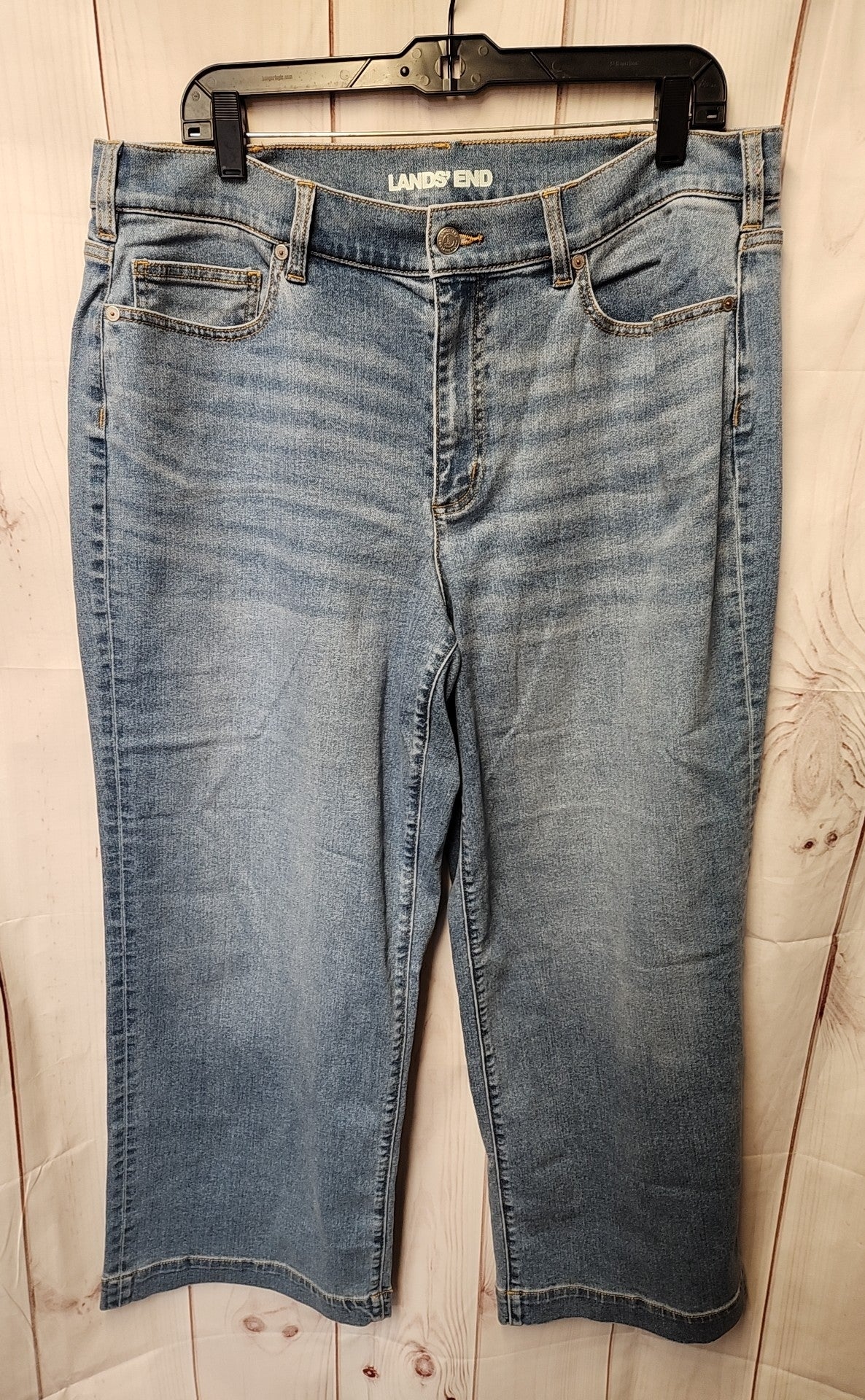 Lands End Women's Size 33 (15-16) Blue Jeans