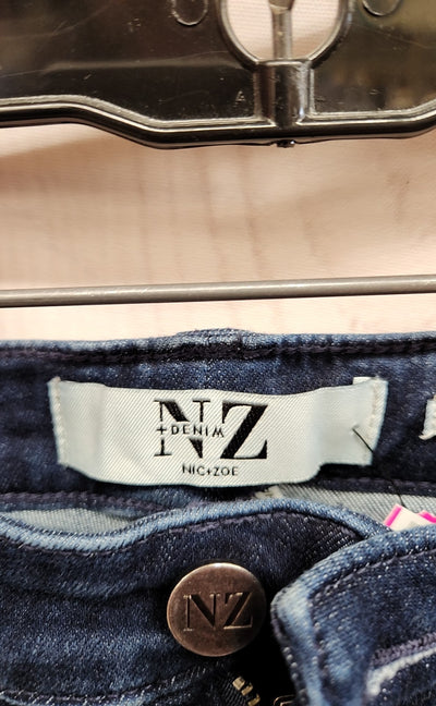 Nic & Zoe Women's Size 25 (0) Mid Rise Boyfriend Blue Jeans