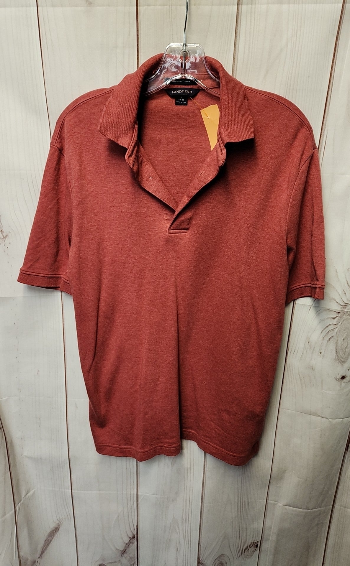 Lands End Men's Size S Red Shirt
