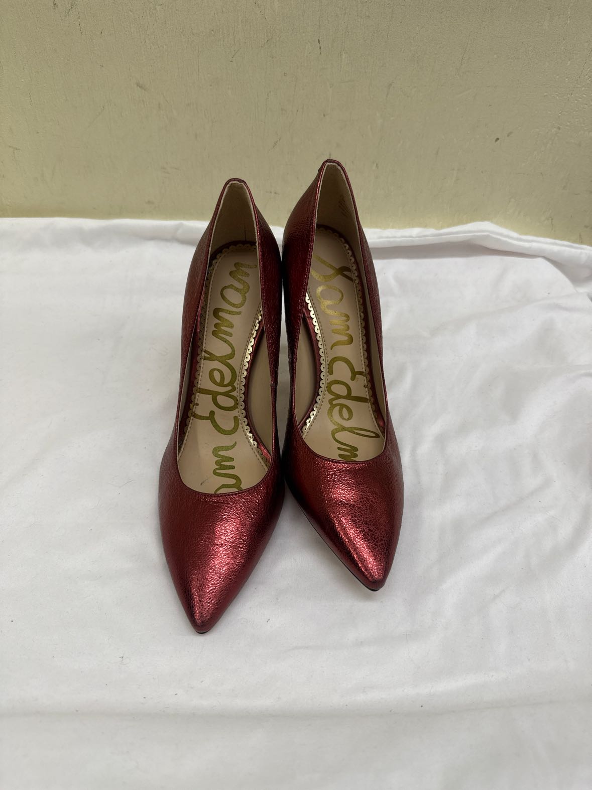 Sam Edelman Women's Size 6-1/2 Red Pumps Shoes