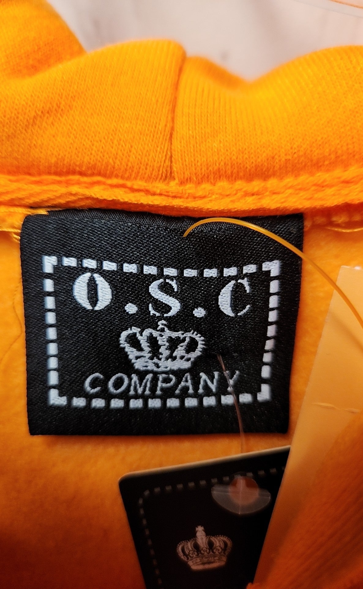 NWT O.S.C. Men's Size M Orange Sweatshirt