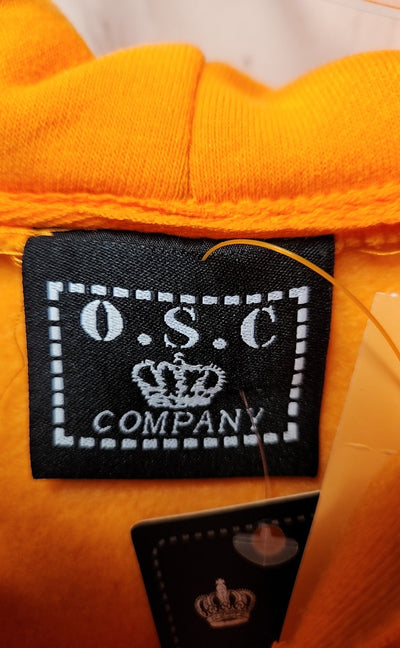 NWT O.S.C. Men's Size M Orange Sweatshirt