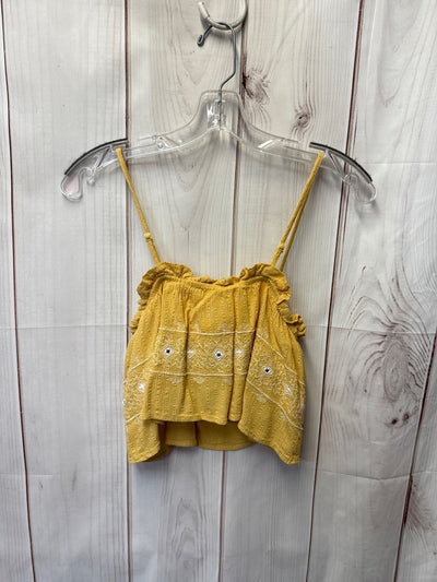American Eagle Women's Size S Yellow Sleeveless Top