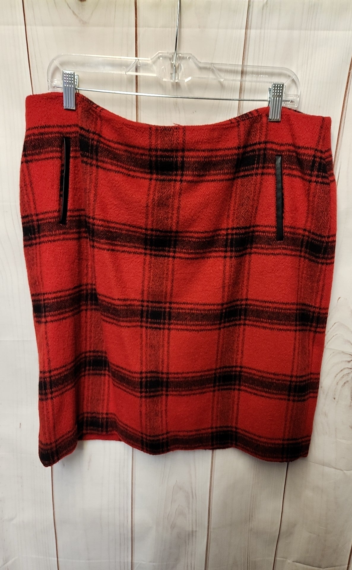 Talbots Women's Size 16 Red Skirt