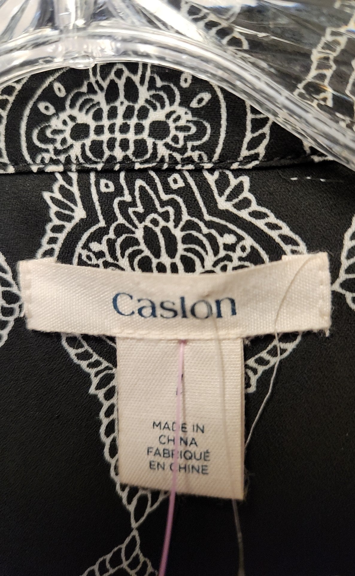 NWT Caslon Women's Size L Black Dress