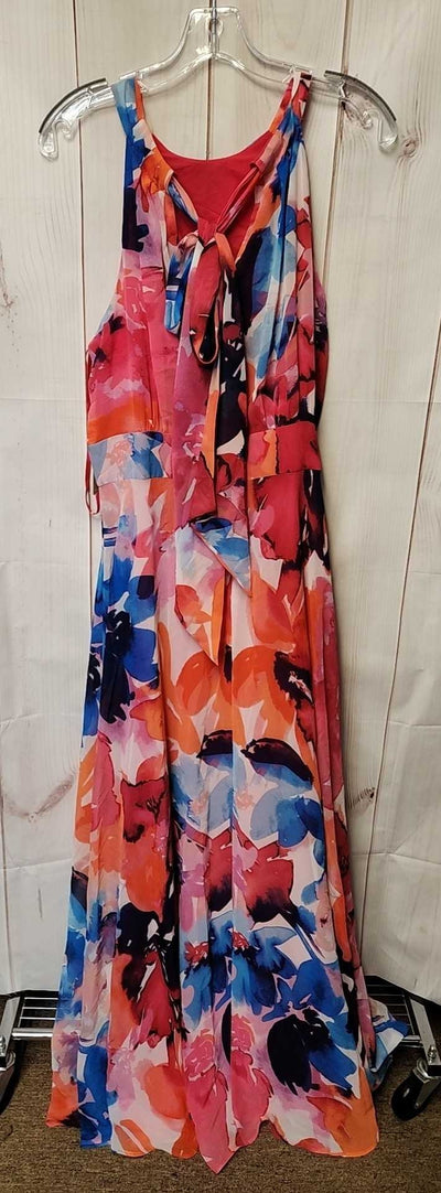 NWT Eliza J Women's Size 12 Pink Floral Dress
