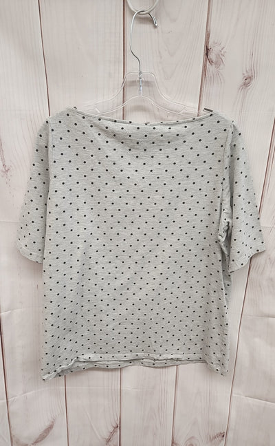 H&M Women's Size XL Gray Short Sleeve Top