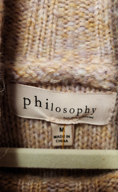 Philosophy Women's Size M Pink Sweater