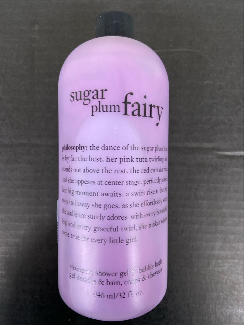 Philosophy Sugar Plum Fairy Shampoo/Bath/Shower Gel 32fl oz Cosmetic