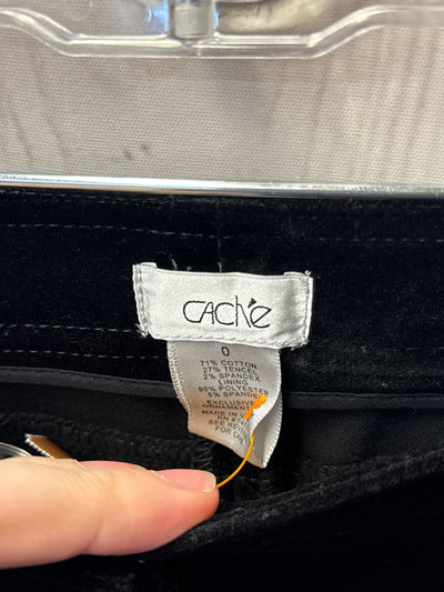 Cache Women's Size 0 Black Pants