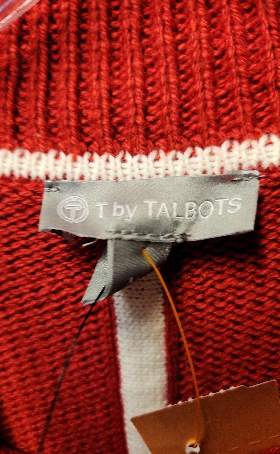 NWT Talbots Women's Size M Petite Red Sweater