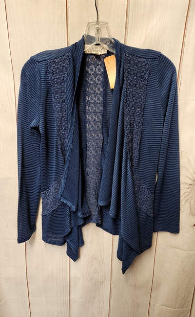 Pink Republic Women's Size L Blue Cardigan