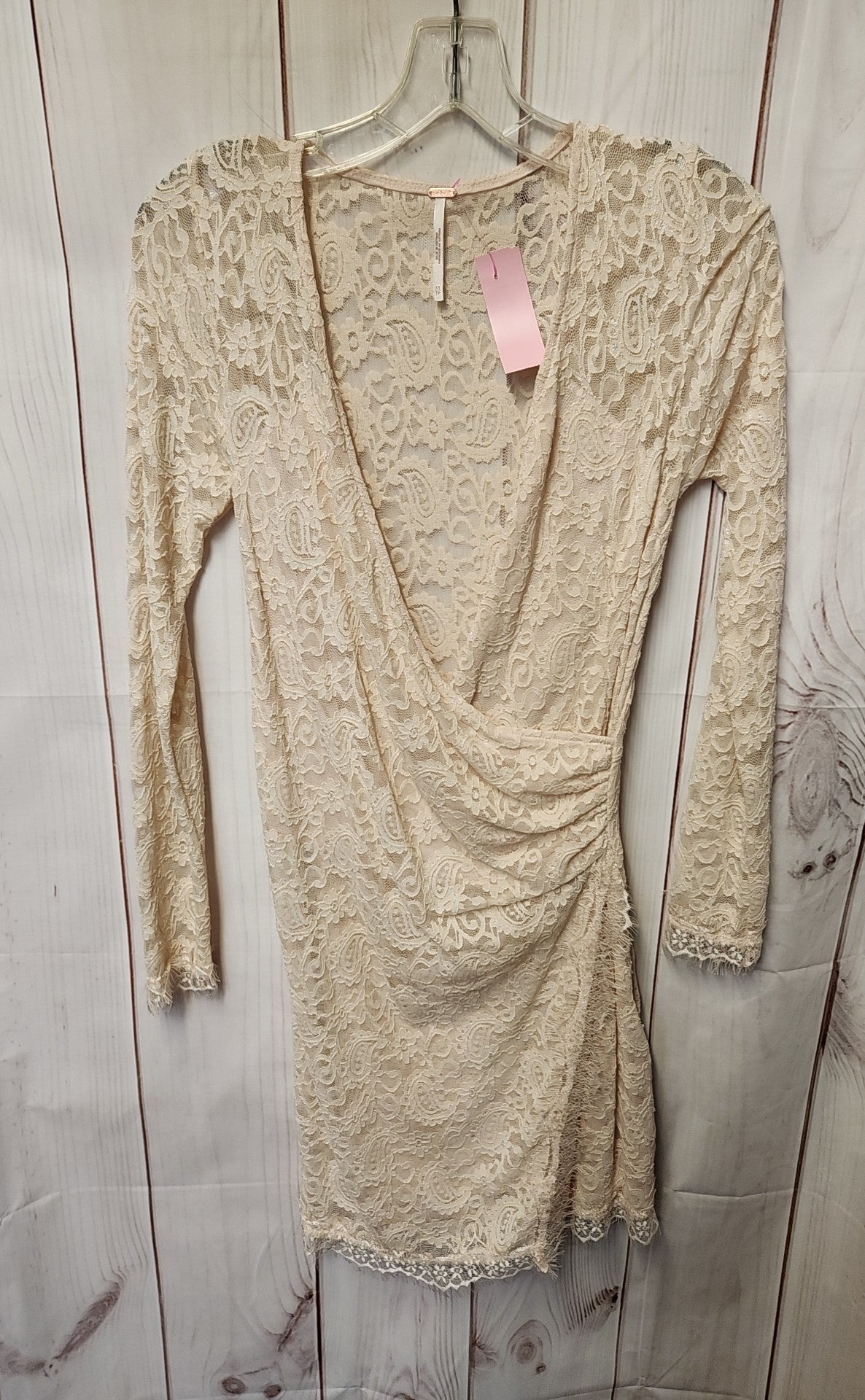 Free People Women's Size XS Beige Lace Dress