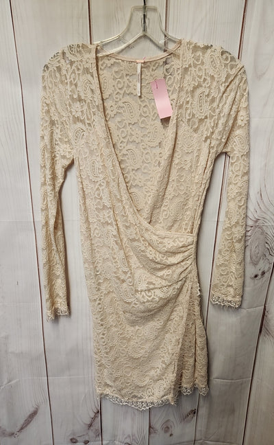 Free People Women's Size XS Beige Lace Dress