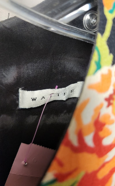 Walter Women's Size 10 Black Floral Dress