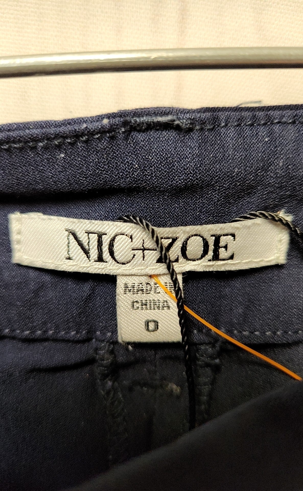 Nic & Zoe Women's Size 0 Navy Pants