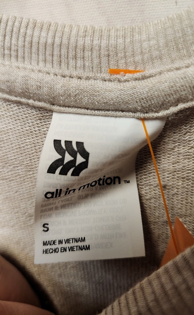 All in Motion Women's Size S Beige Long Sleeve Top