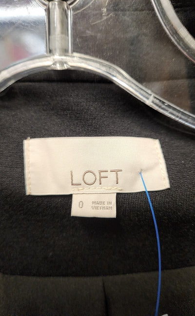 Loft Women's Size 0 Black Blazer