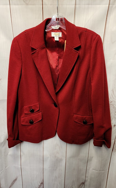 Talbots Women's Size 14 Petite Red Jacket
