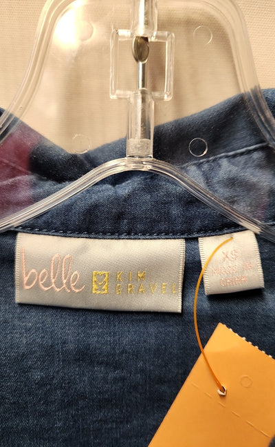 Belle by Kim Gravel Women's Size XS Blue Long Sleeve Top