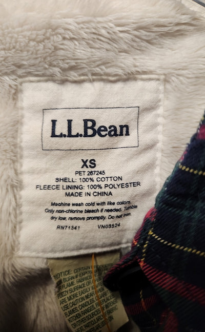 LL Bean Women's Size XS Blue & Pink Shacket