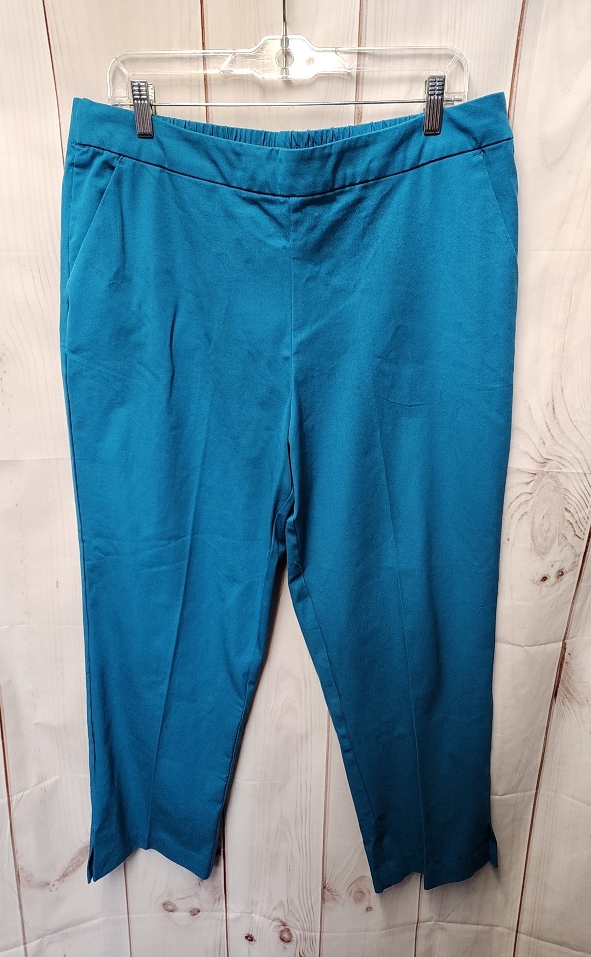 Isaac Mizrahi Live Women's Size 16 Teal Pants
