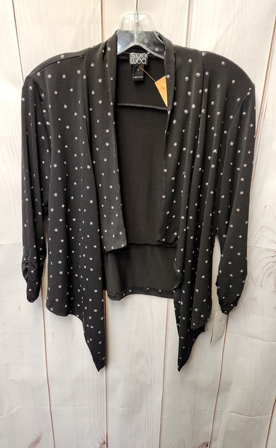 NWT Clara Sun Woo Women's Size S Black Cardigan