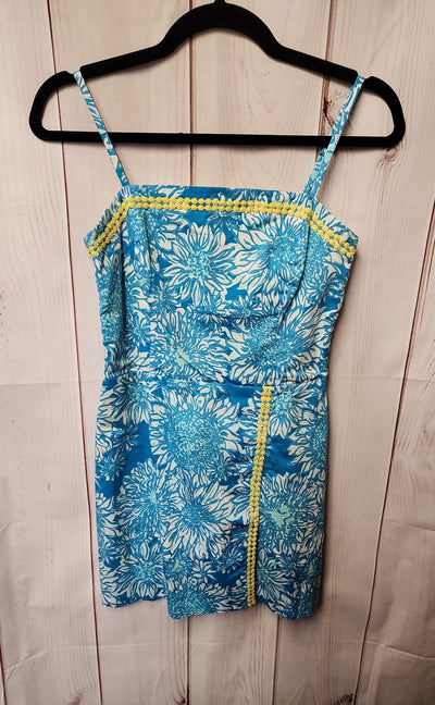 Lilly Pulitzer Women's Size 0 Blue Dress