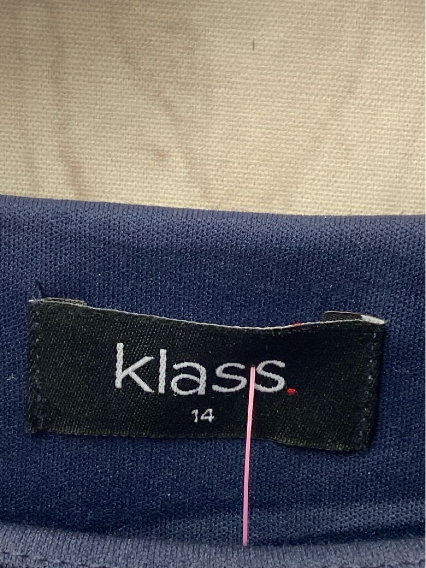 Klass Women's Size 14 Navy Dress