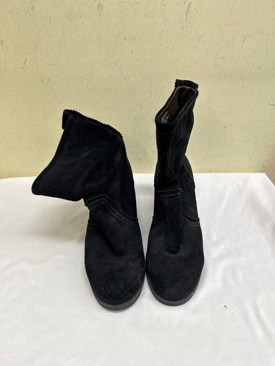 White Mountain Women's Size 7-1/2 Black Boots Shoes