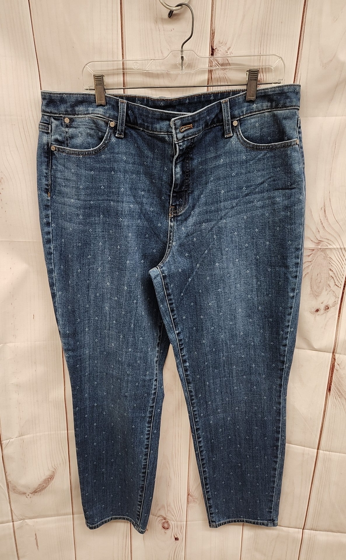 Talbots Women's Size 33 (15-16) Slim Ankle Blue Jeans