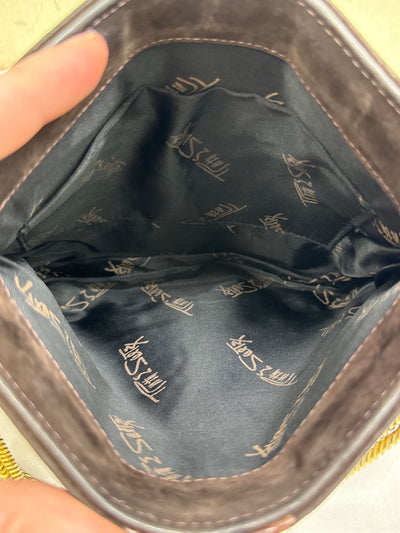 VTG 1980s Ruth Saltz Brown Suede Purse Bag