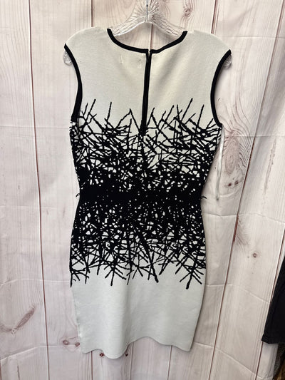 Dana Buchman Women's Size S White & Black Dress