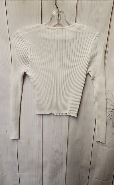 Papermoon Women's Size S White Sweater
