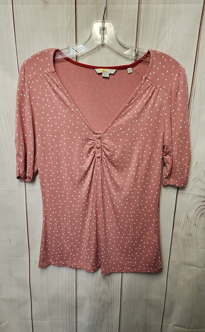 Boden Women's Size 6 Pink Short Sleeve Top