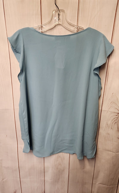 Loft Women's Size M Light Blue Sleeveless Top