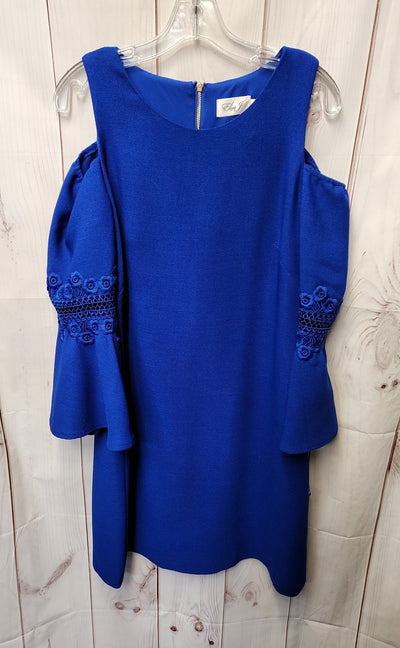 Eliza J Women's Size 12 Blue Dress