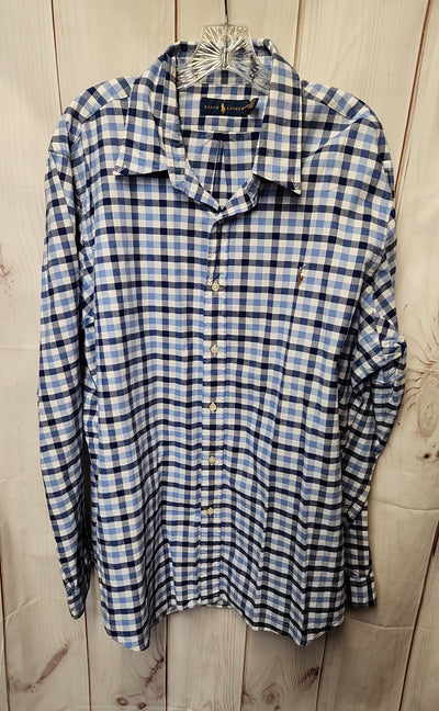 Ralph Lauren Men's Size XXL Blue Shirt