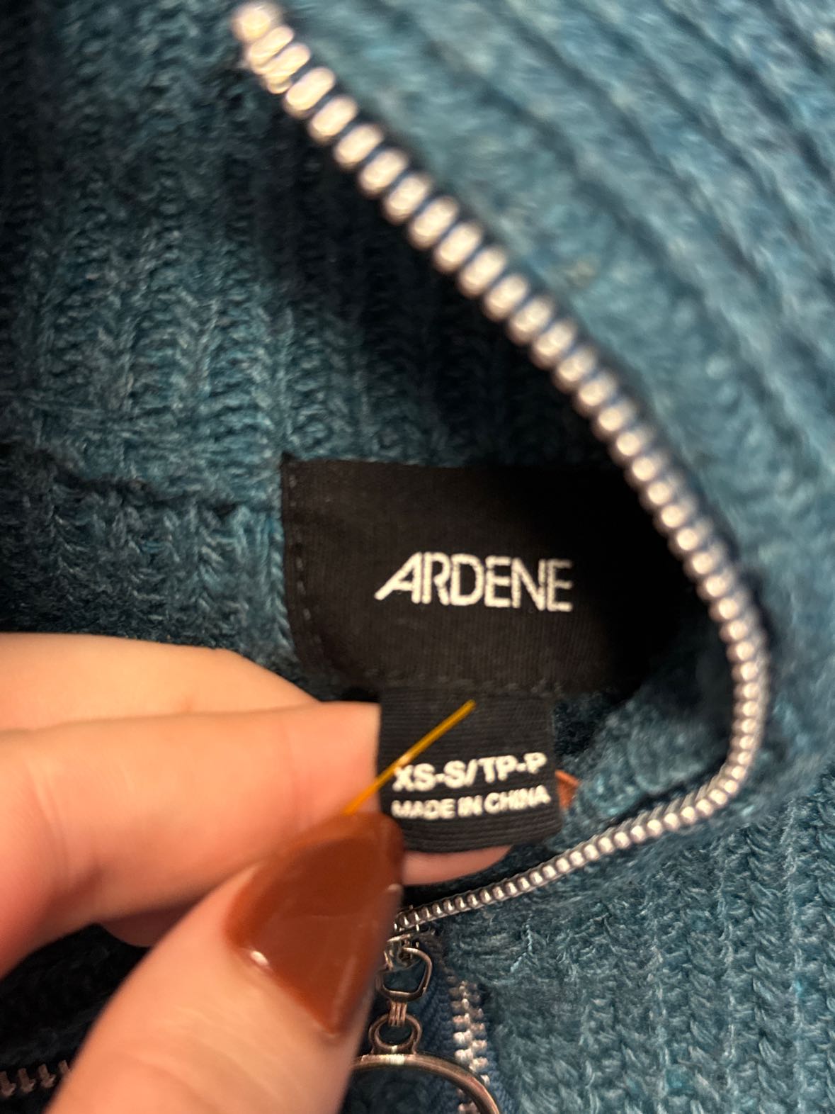 Ardene Women's Size XS/S Teal Sweater