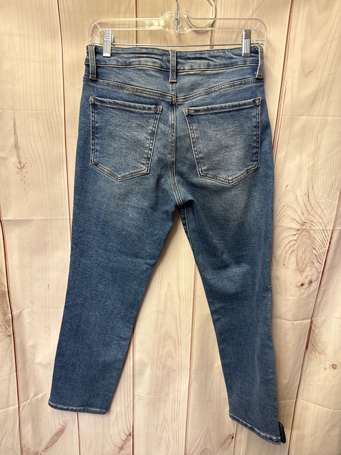 Kut from the Kloth Women's Size 4 = 27 Blue Catherine Crop Straight Leg Jeans