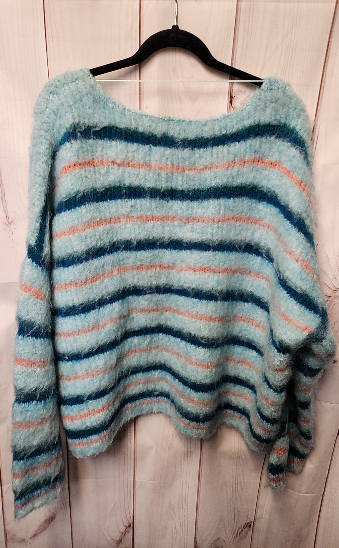 NWT Free People Women's Size L Blue Sweater