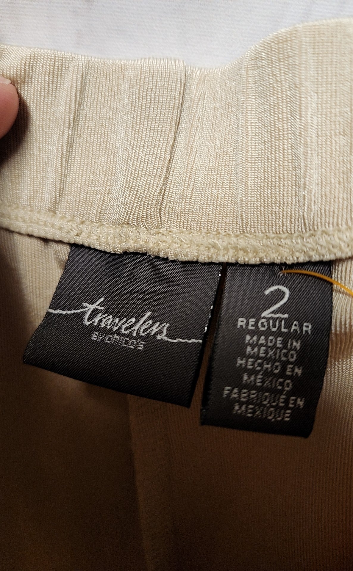 Chico's travelers Women's Size 2 = US 12 Beige Pants