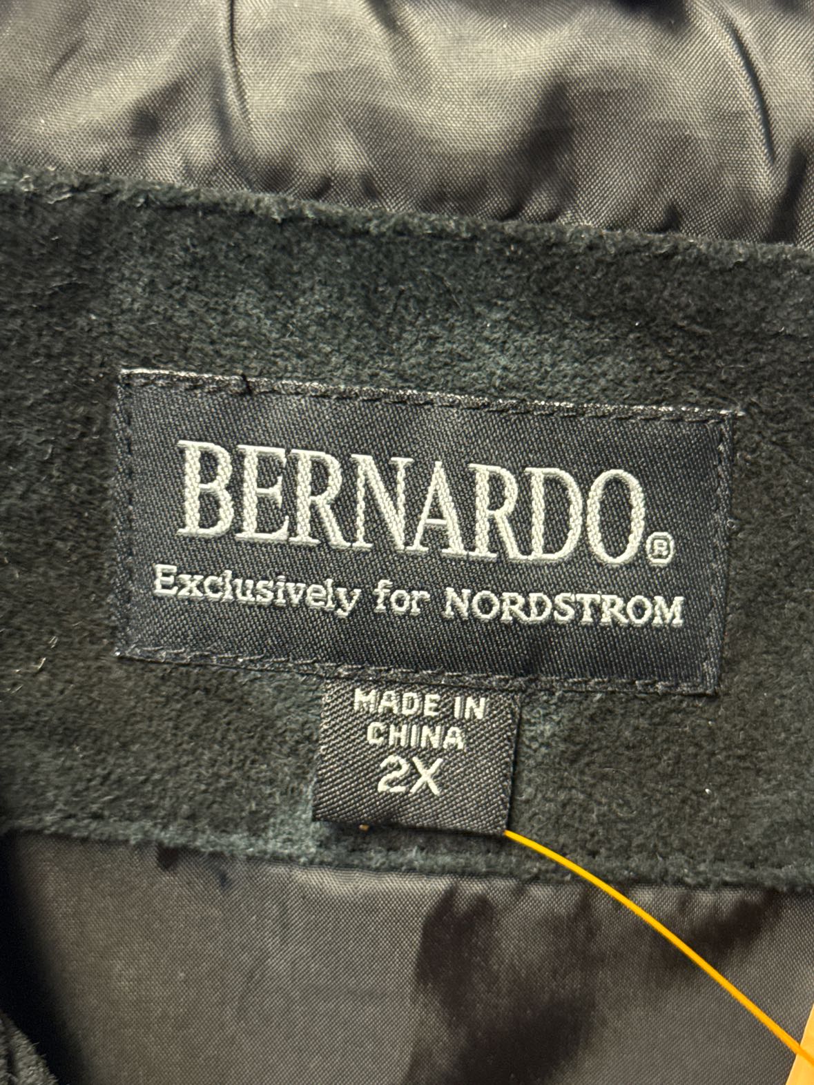 Bernardo Women's Size 2X Black Leather Jacket