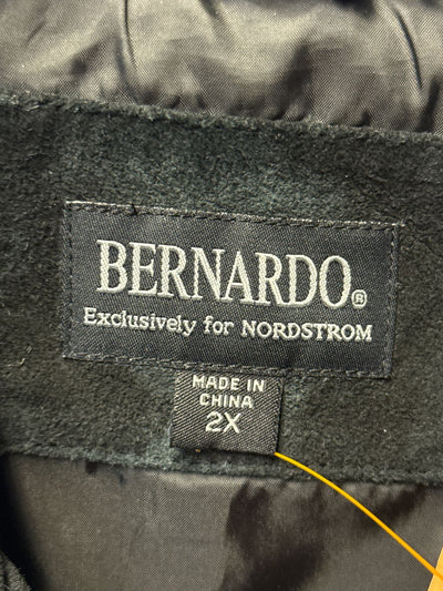 Bernardo Women's Size 2X Black Leather Jacket