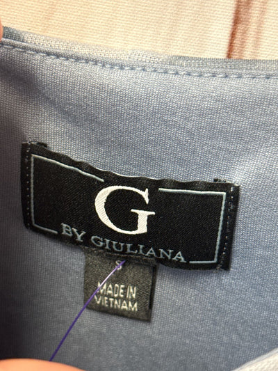 G by Giuliana Women's Size S Gray Floral Long Sleeve Top