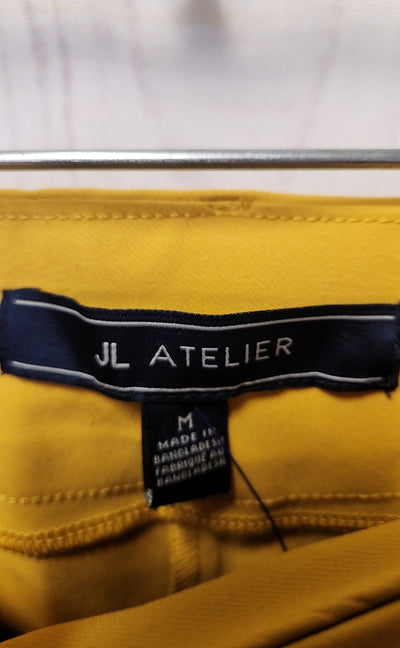 JL Atelier Women's Size M Yellow Pants