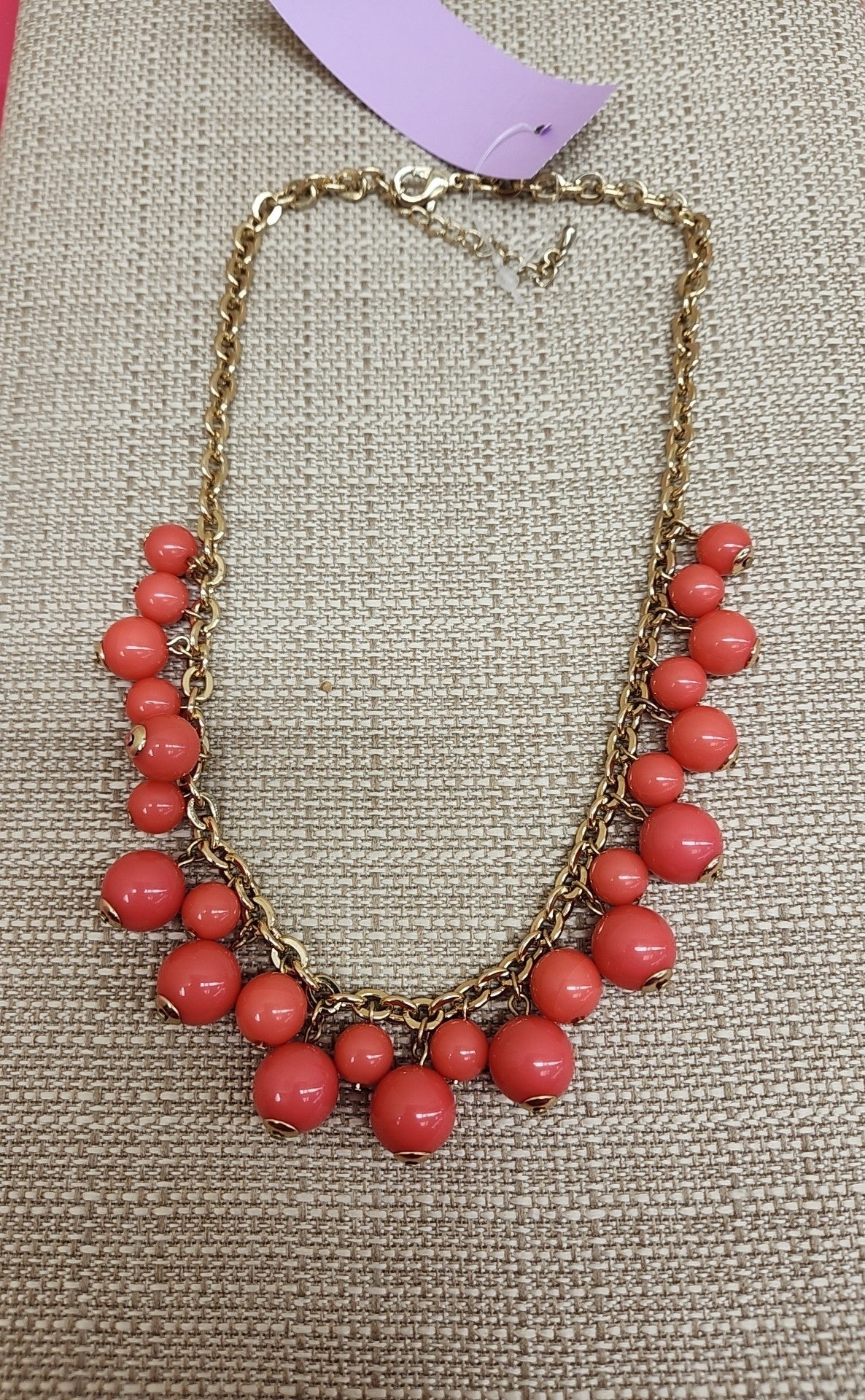 Pink Beaded Necklace