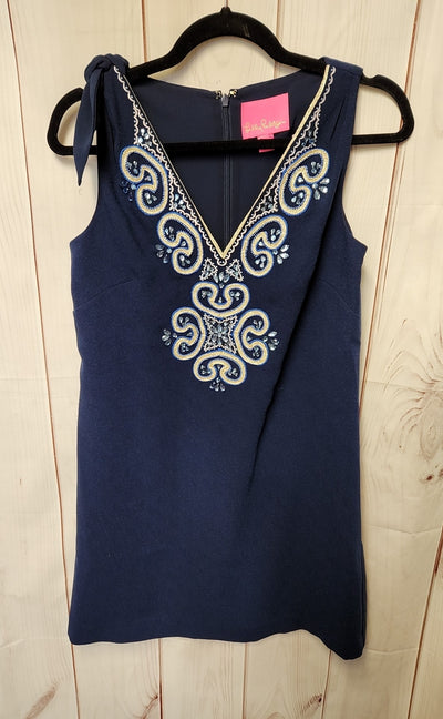 Lilly Pulitzer Women's Size 00 Navy Dress