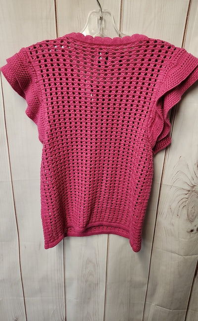 NWT Gap Women's Size XS Pink Knit Short Sleeve Top